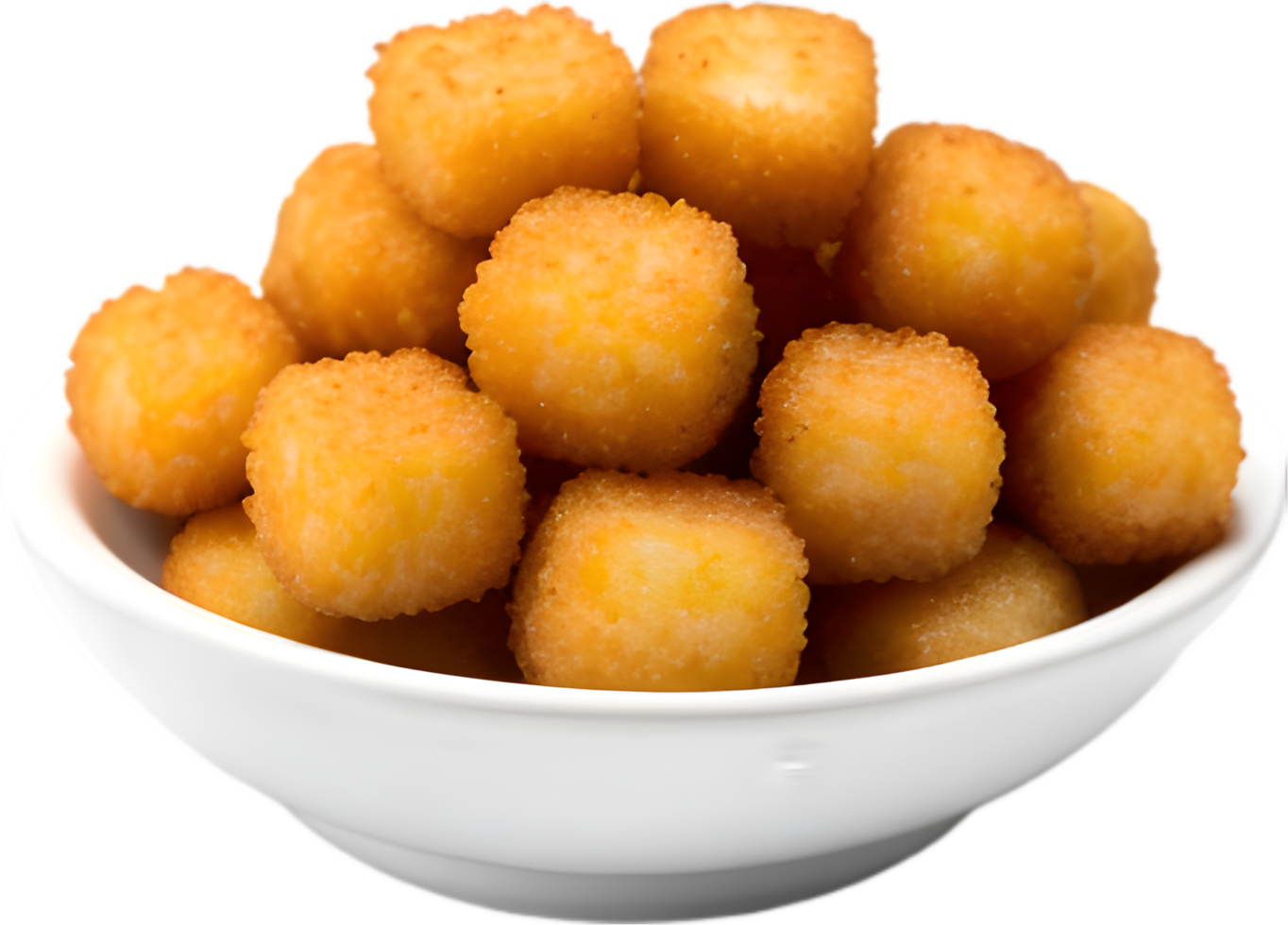 Image of Delicious-looking Tater tots. AI-Generated. png