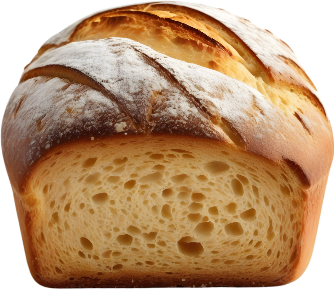 Bild von sieht köstlich aus Francisco Sauerteig Brot. KI-generiert. png