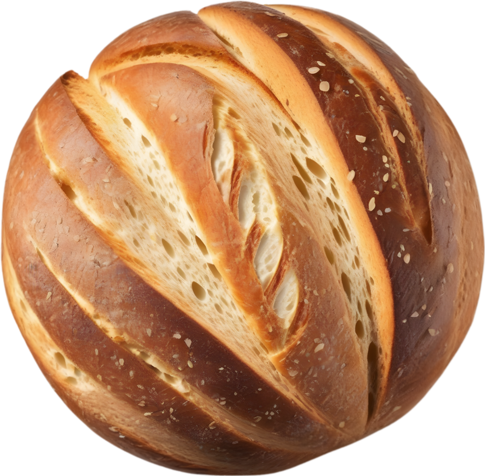 Image of Delicious-looking Francisco sourdough bread. AI-Generated. png