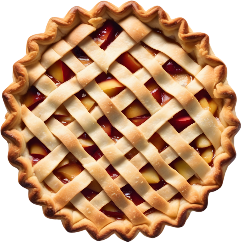 Image of Delicious-looking Apple Pie. AI-Generated. png