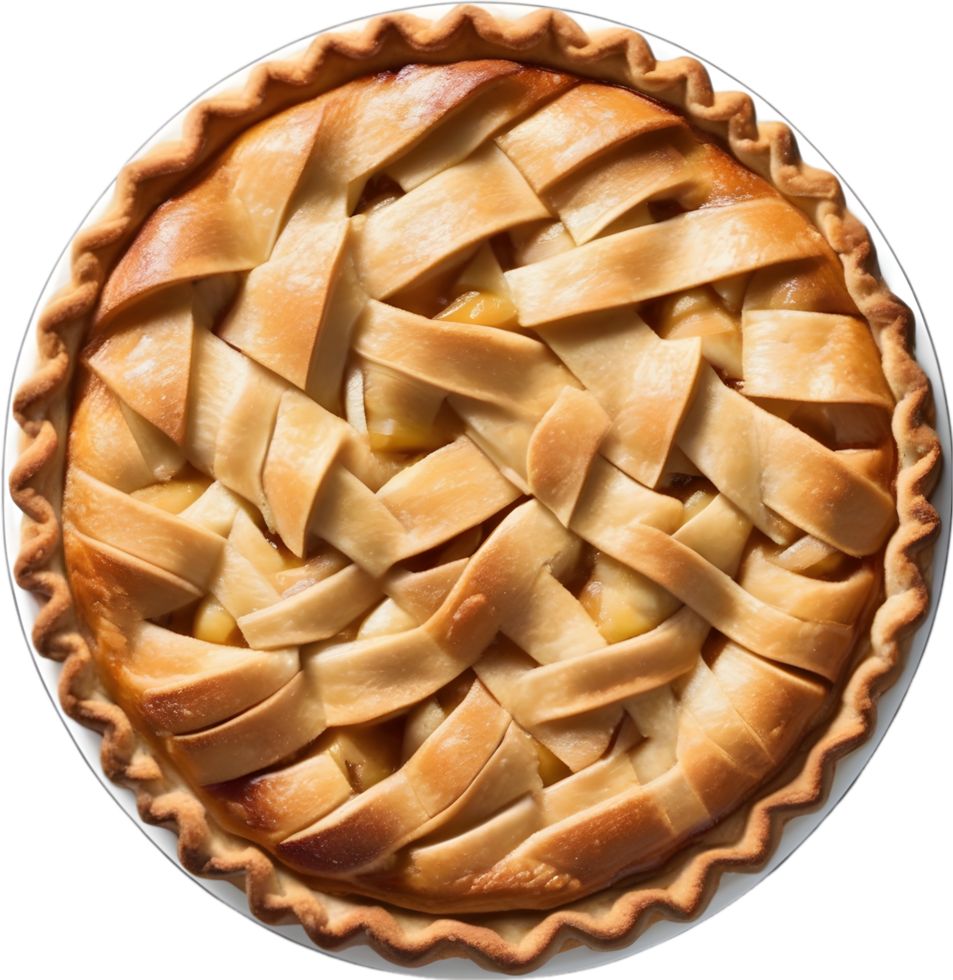 Image of Delicious-looking Apple Pie. AI-Generated. png