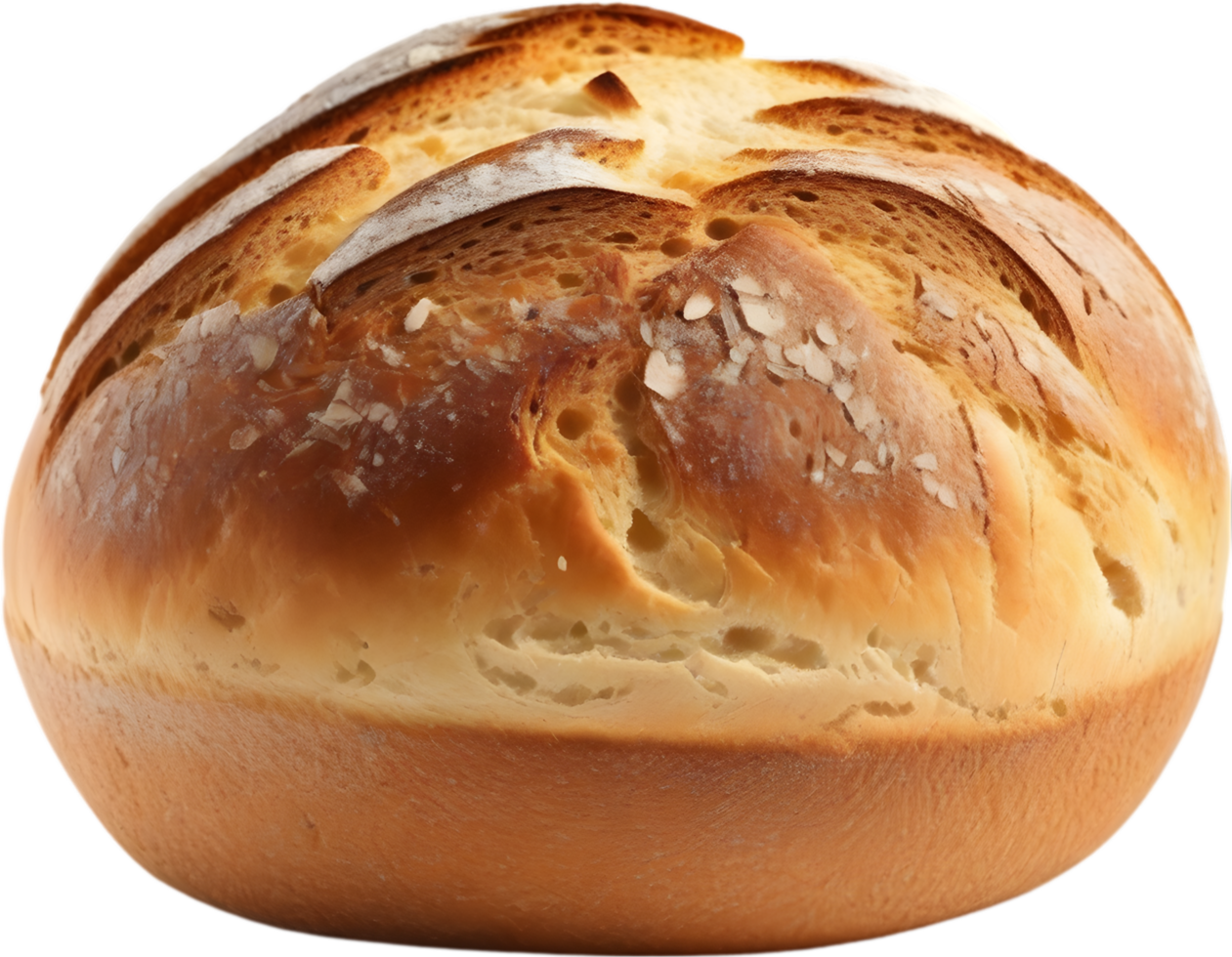 Image of Delicious-looking Francisco sourdough bread. AI-Generated. png