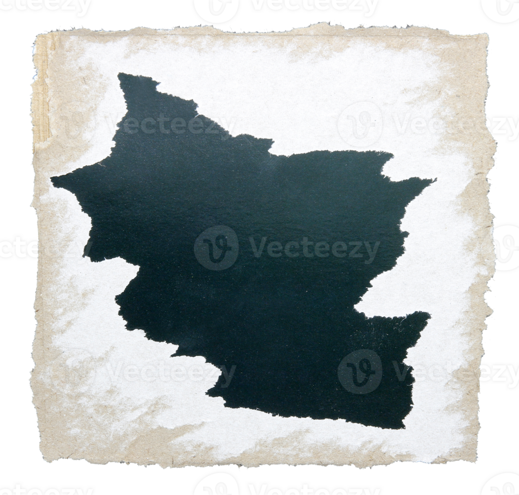 Pieces of torn scrapbook paper on transparent background png file