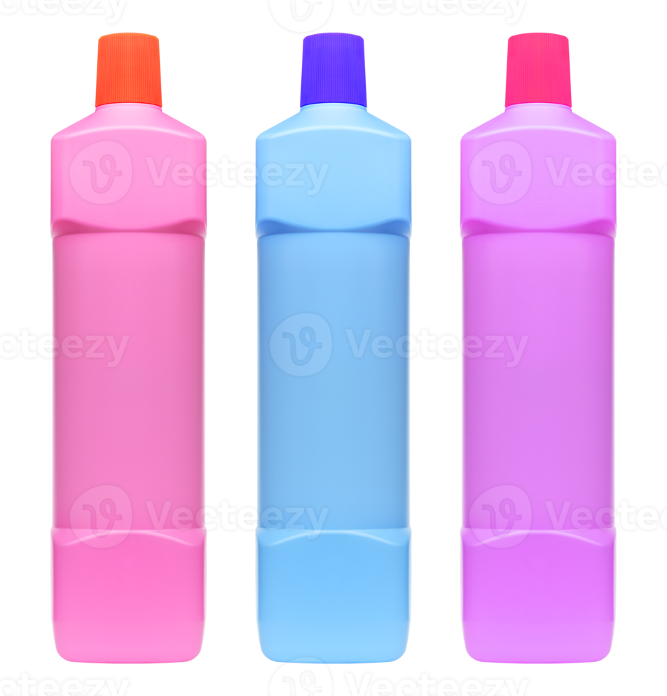 Collection set colorful chemical packaging png