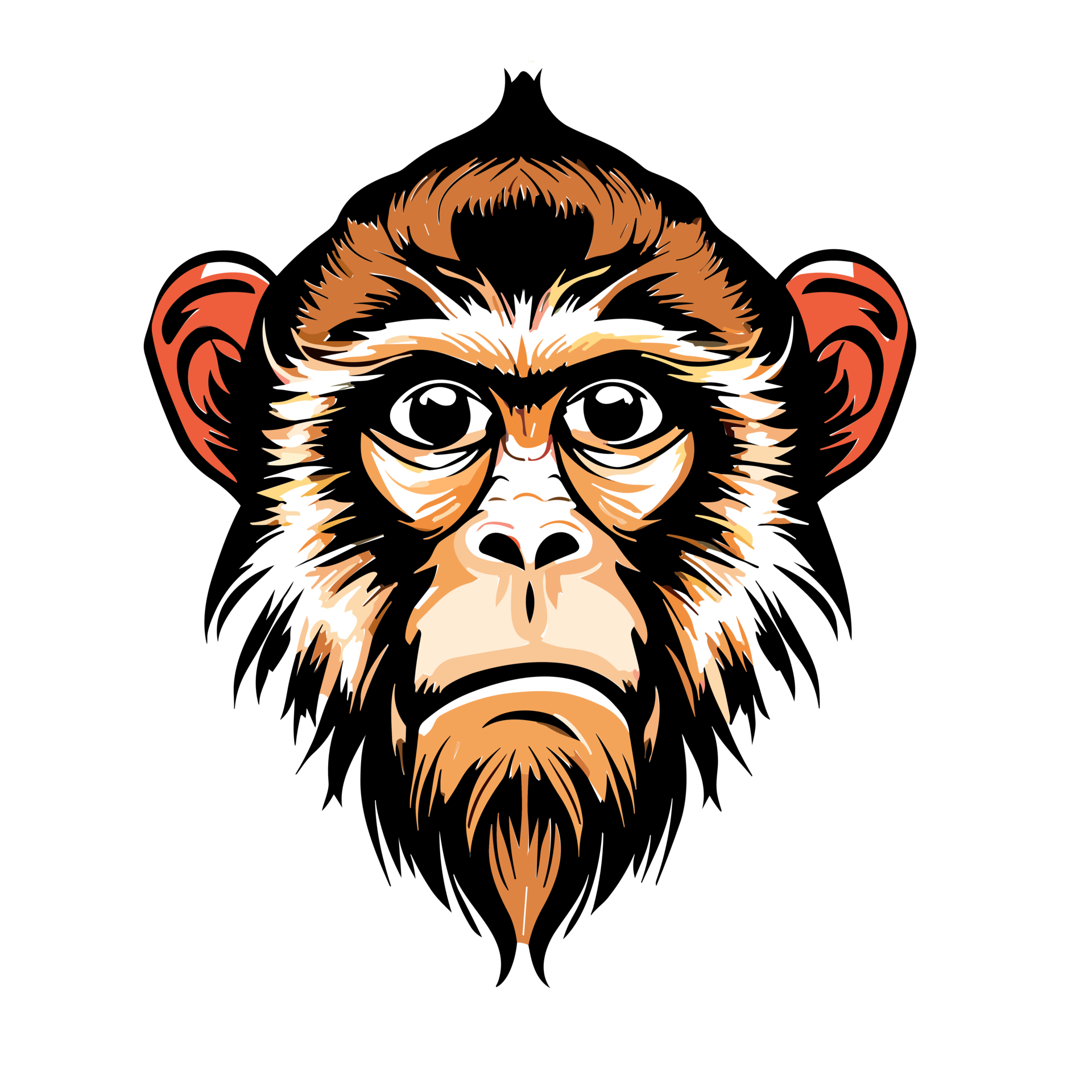 Monkey Head Icon Transparent Background AI Generative 31615407 PNG monkey-head-icon-transparent-background-ai-generative-31615407-png