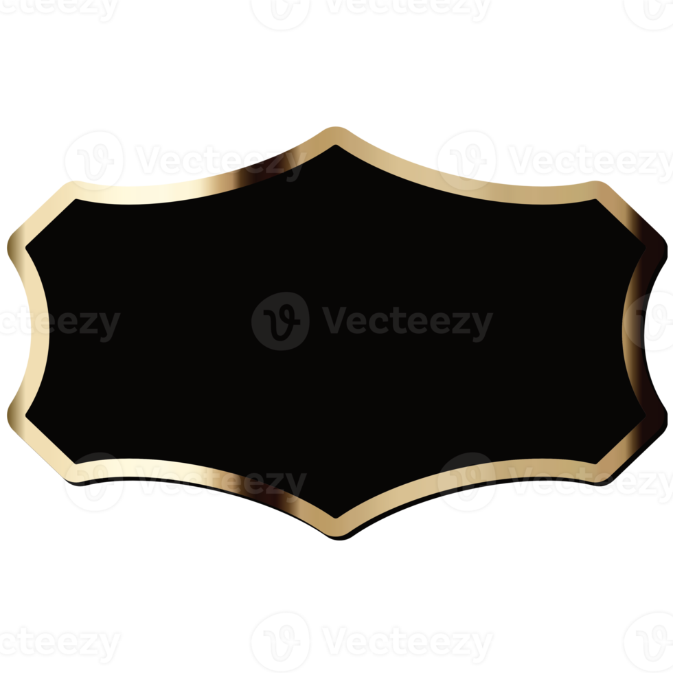 EMBLEM FRAME GOLDEN BORDER png