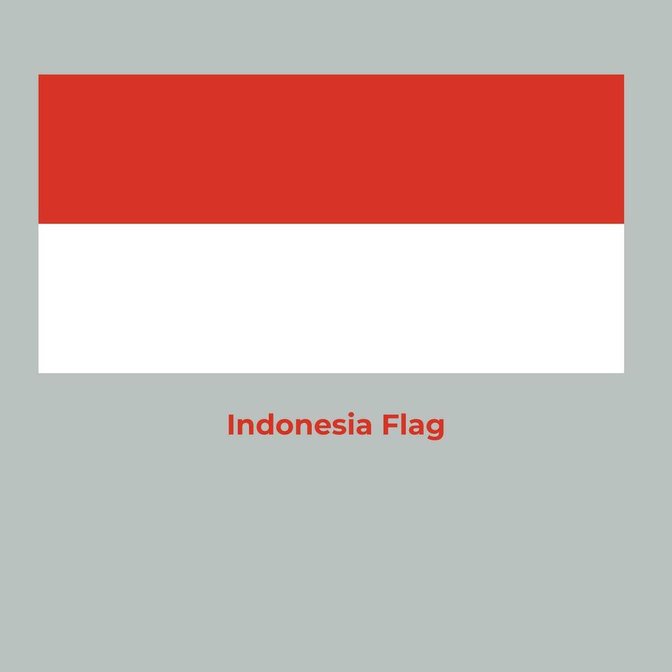 The Indonesia Flag vector