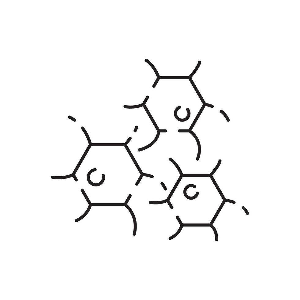 bacterias, probiótico y virus línea icono. microbio, germen, celúla, caviar, petri plato, inmune sistema, médico pastillas o laboratorio matraz y más. vector