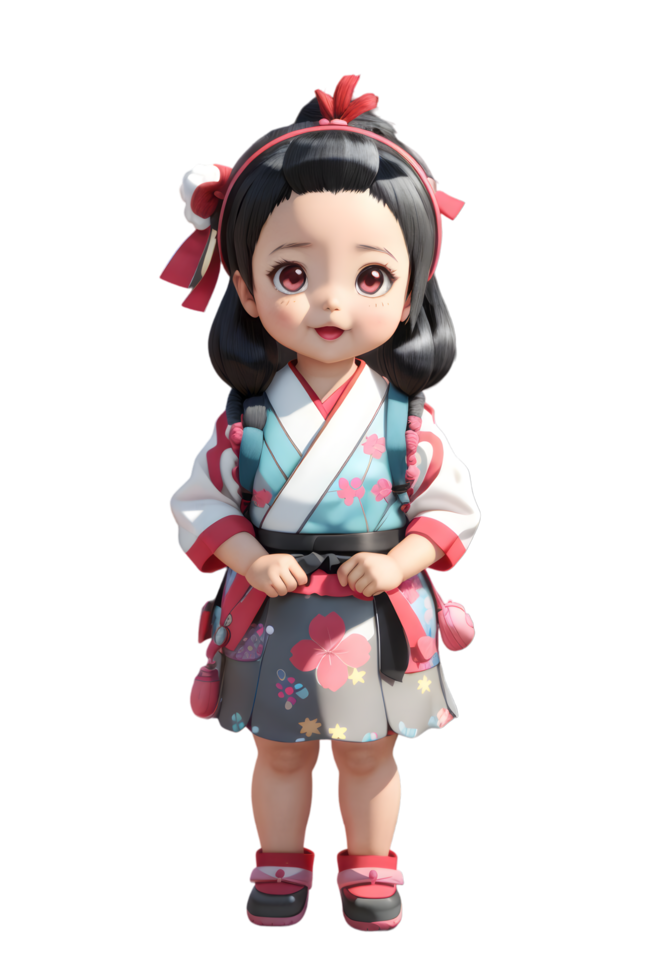 Nezuko, Demon Slayer, anime character, Kamado Nezuko ai generative png