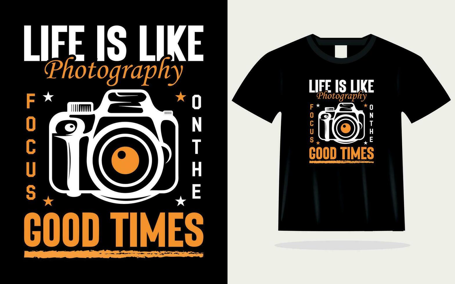 photography tshirt design premium vector