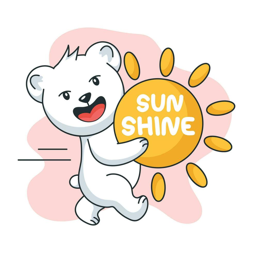 Trendy Sunshine Concepts vector