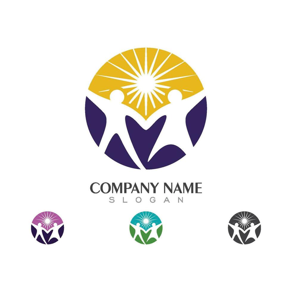 Community, network and social icon vector