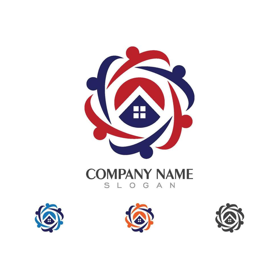 Property and Construction Logo design vector