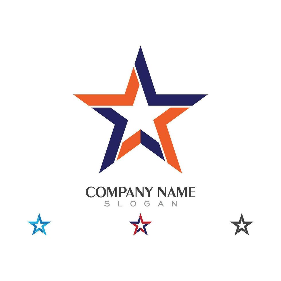 Star icon Template vector