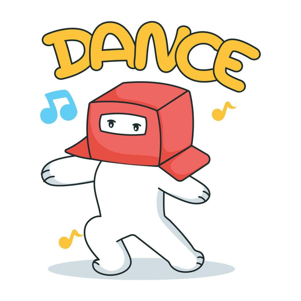 Trendy Dance Pose vector