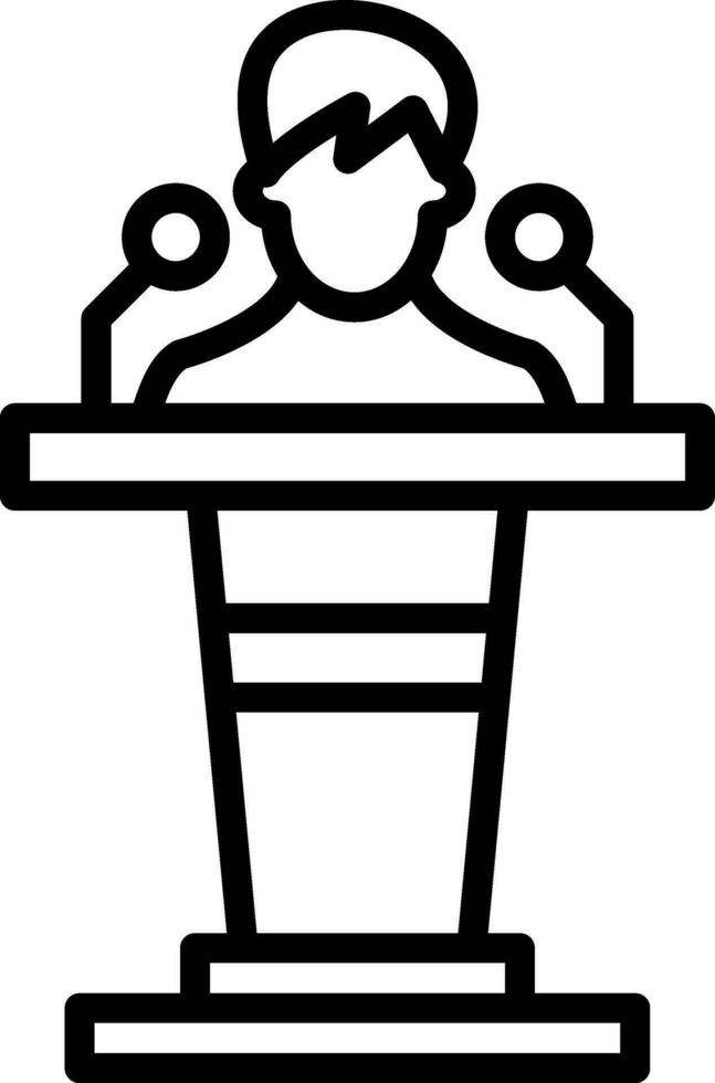 Podium Vector Icon Design