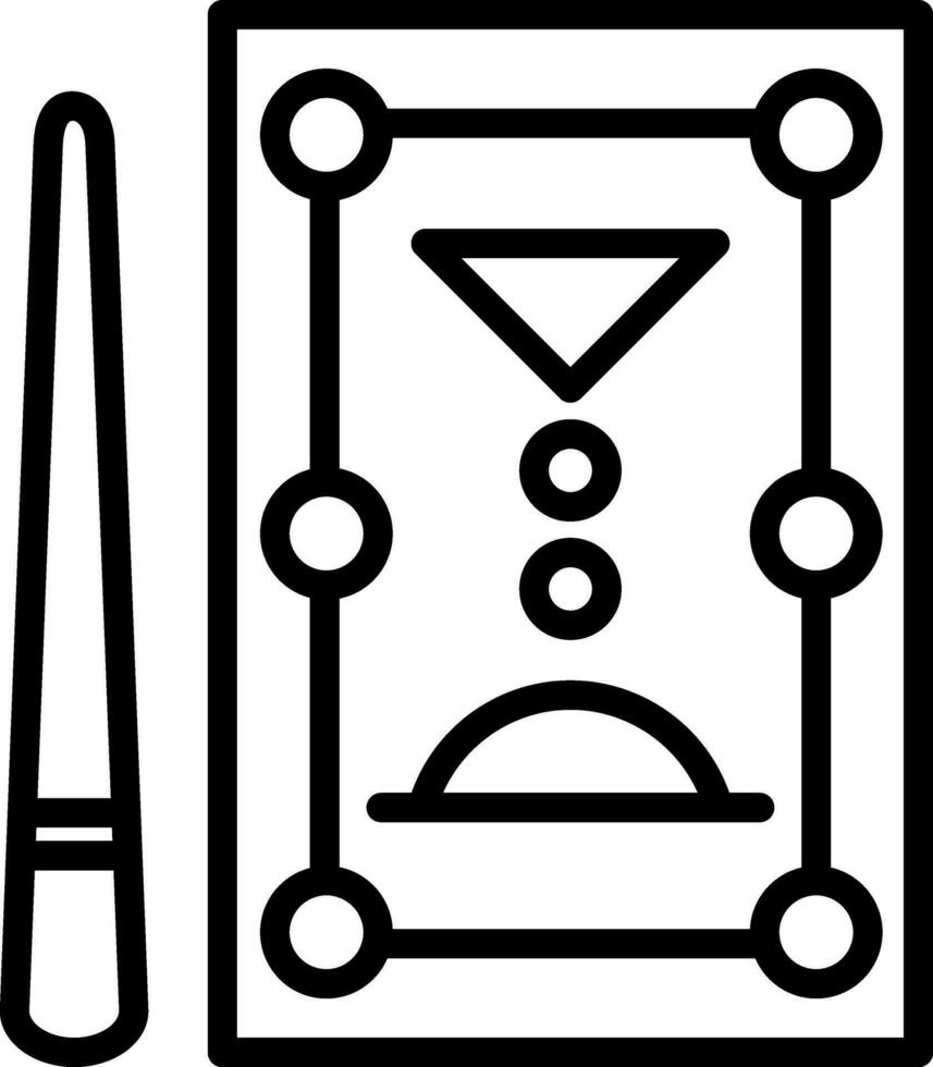 Pool Table Vector Icon Design
