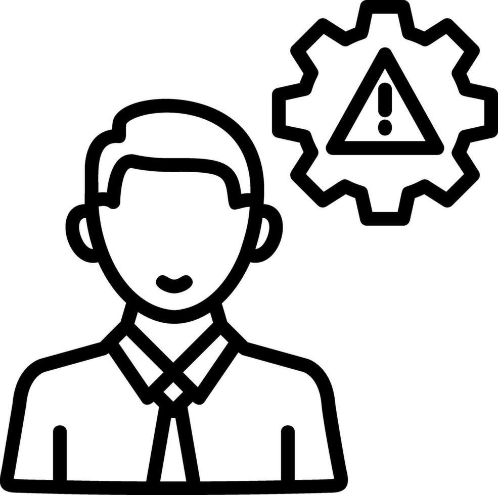 Risk Management Vector Icon Design