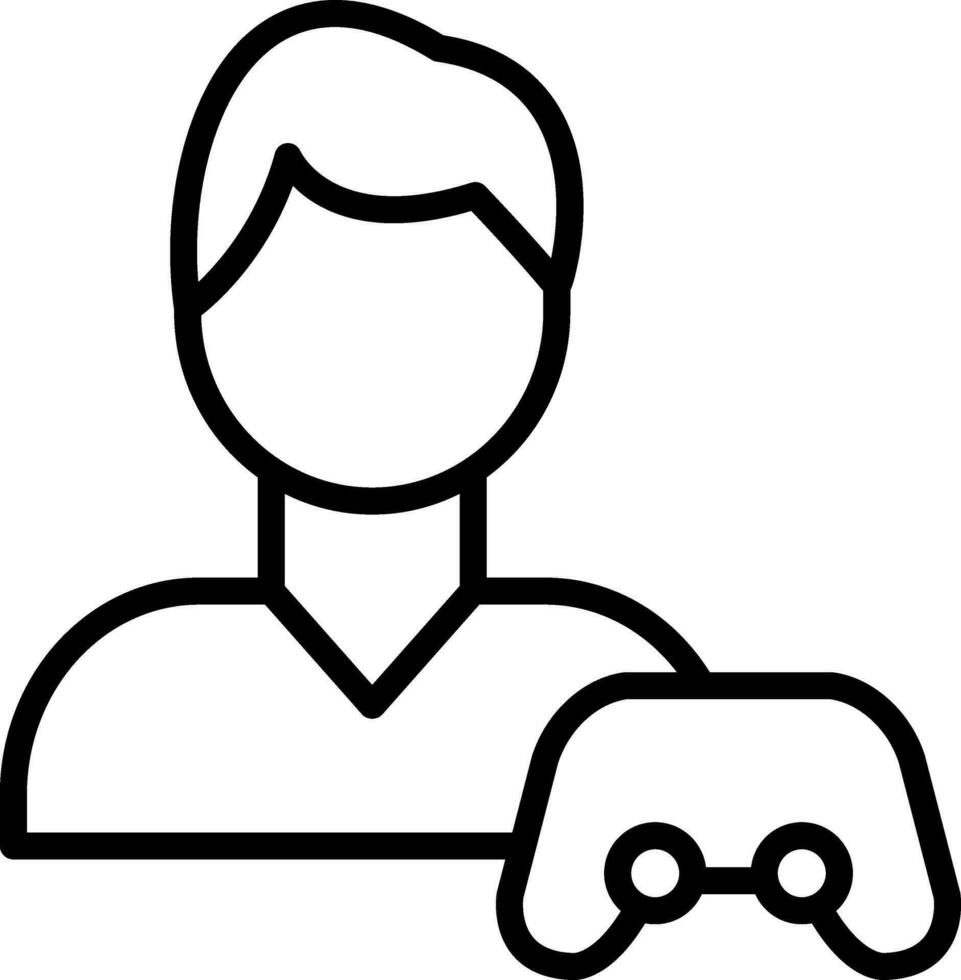 Gamer Vector Icon Design