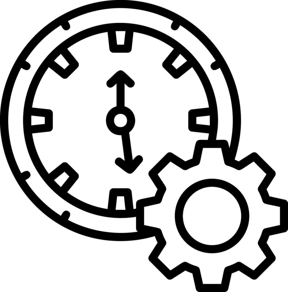 Time Management Vector Icon Design