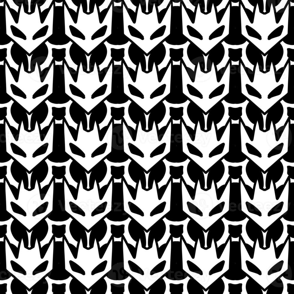 design seamless monochrome geometric pattern background photo