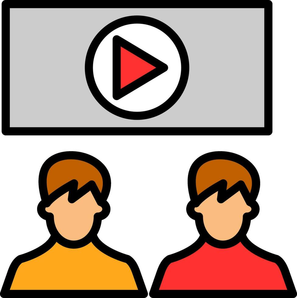 Viewership Vector Icon Design