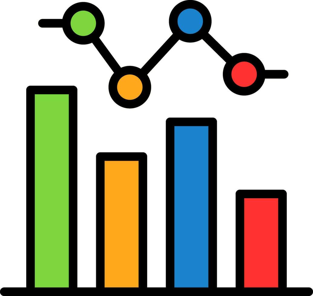 Fluctuating Demand Vector Icon Design