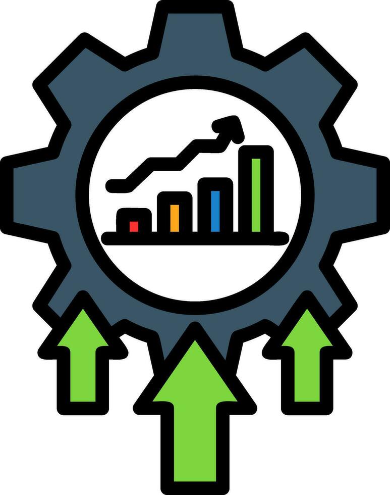 Continuous Improvement Vector Icon Design