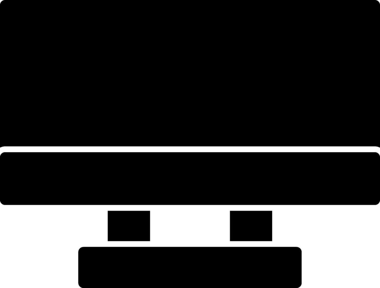 Monitor Screen Vector Icon Design