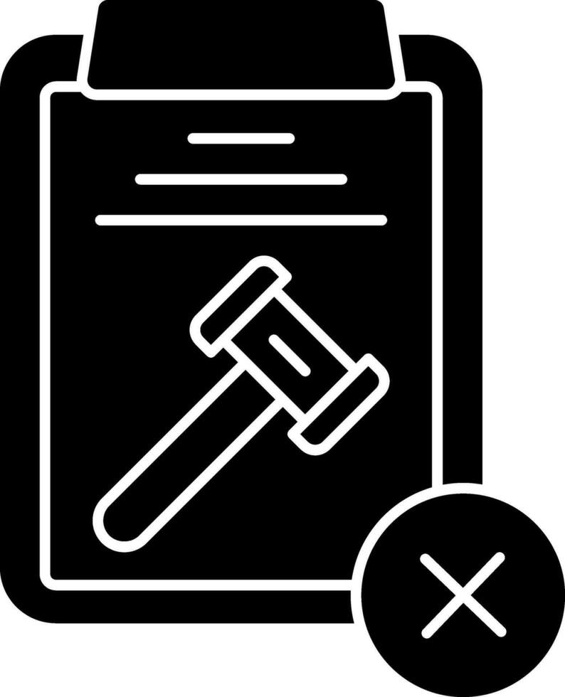 Regulatory Non Compliance Vector Icon Design
