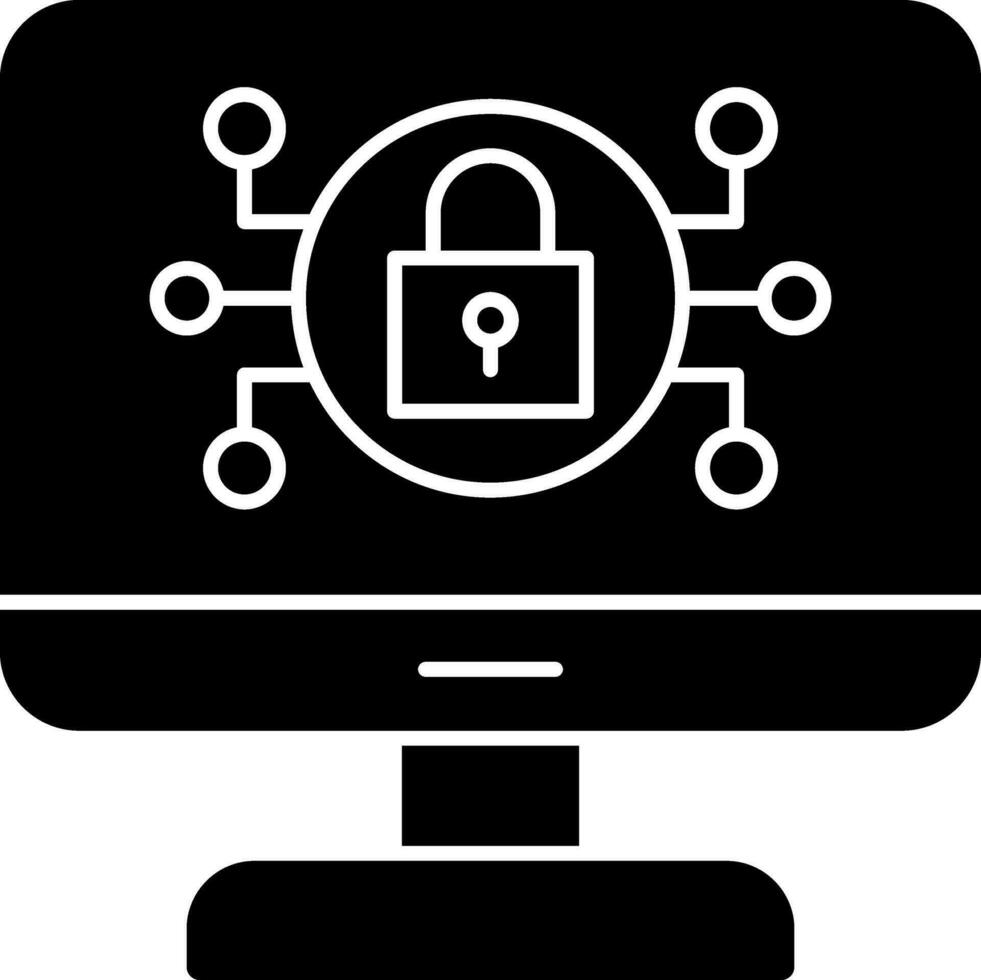 Online Security Risks Vector Icon Design
