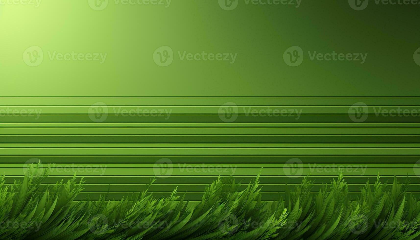 a green wall with a white background AI Generated photo