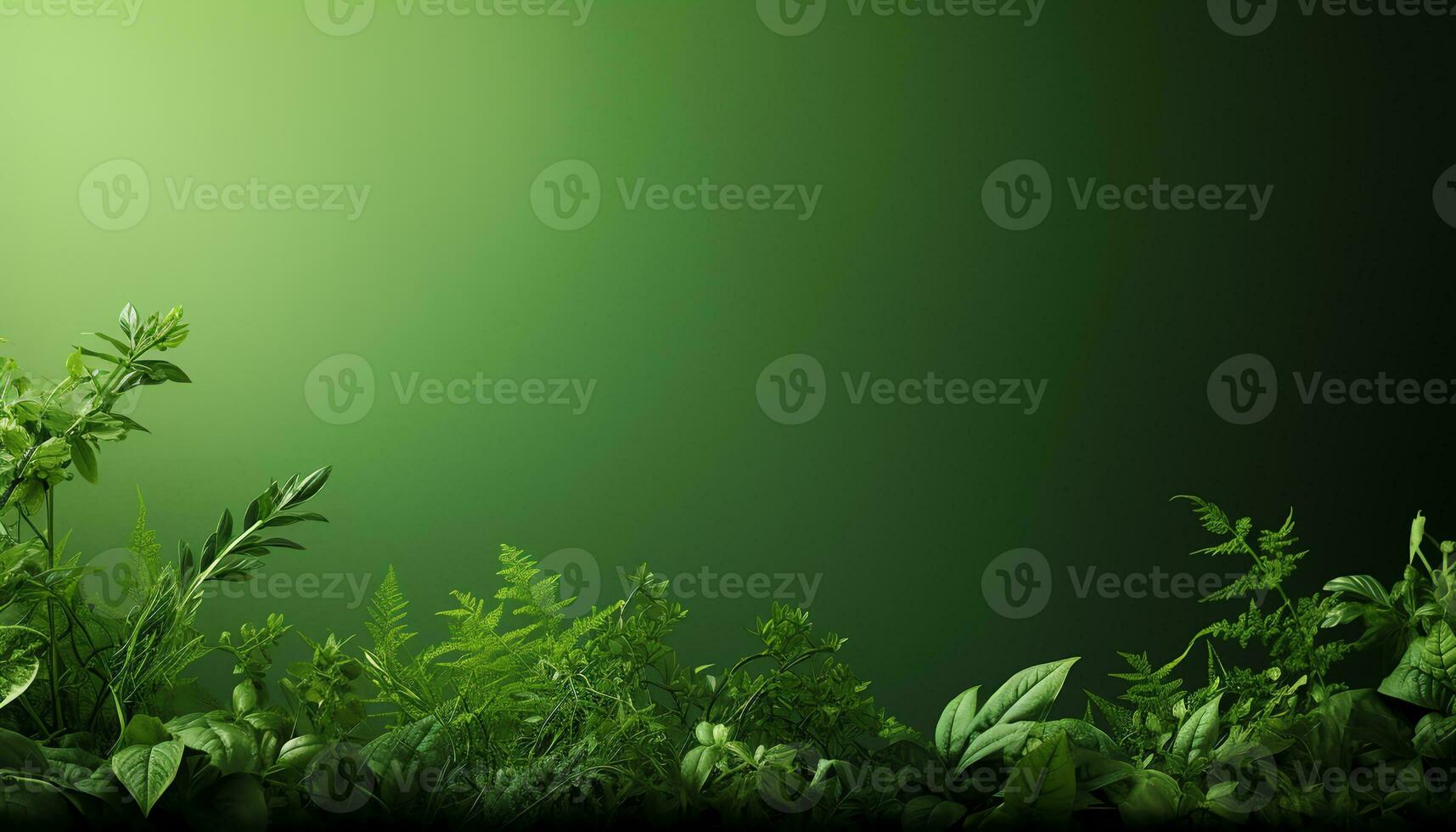 yellow flowers in a vase on a green background AI Generated photo
