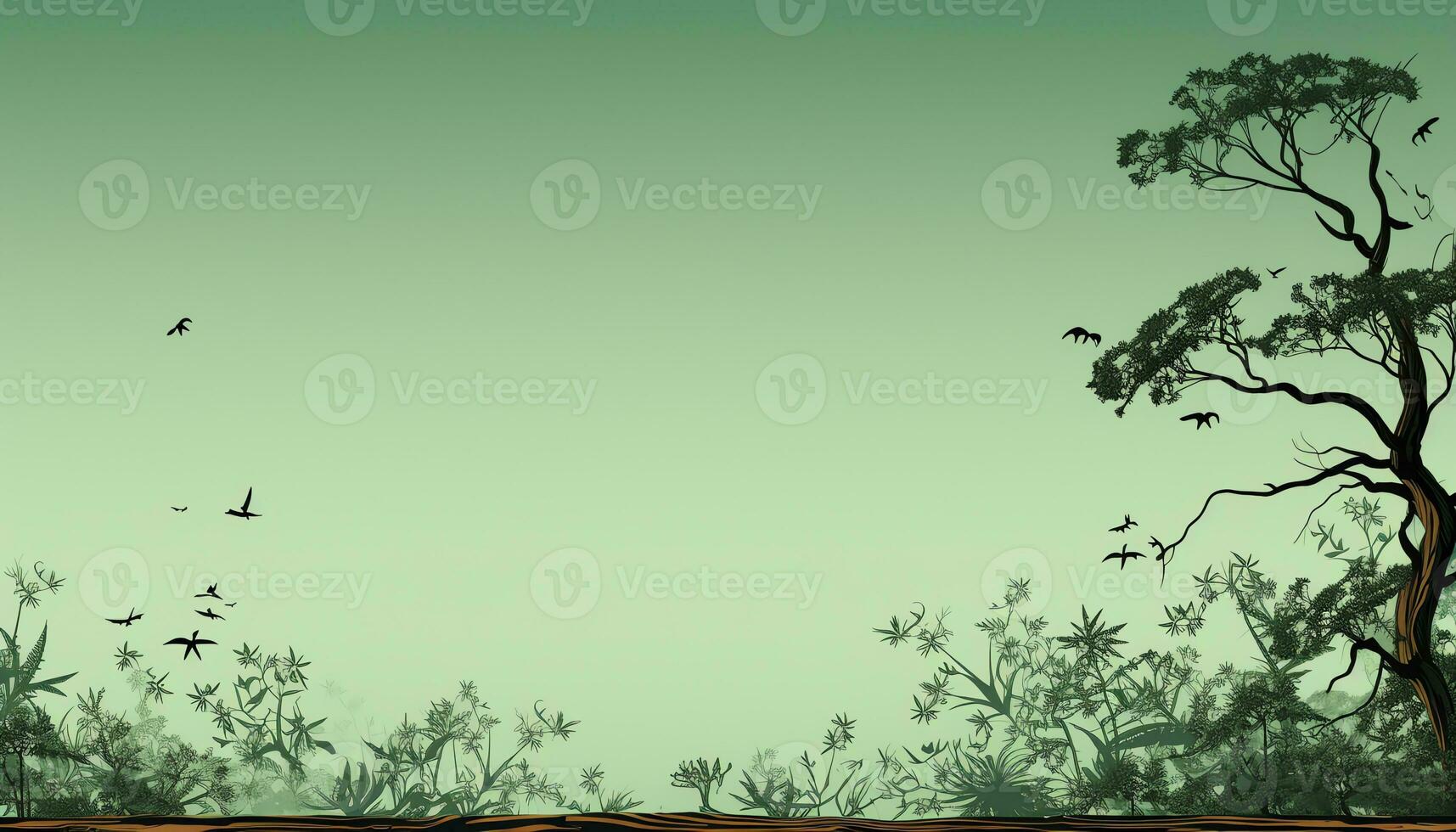 yellow flowers in a vase on a green background AI Generated photo
