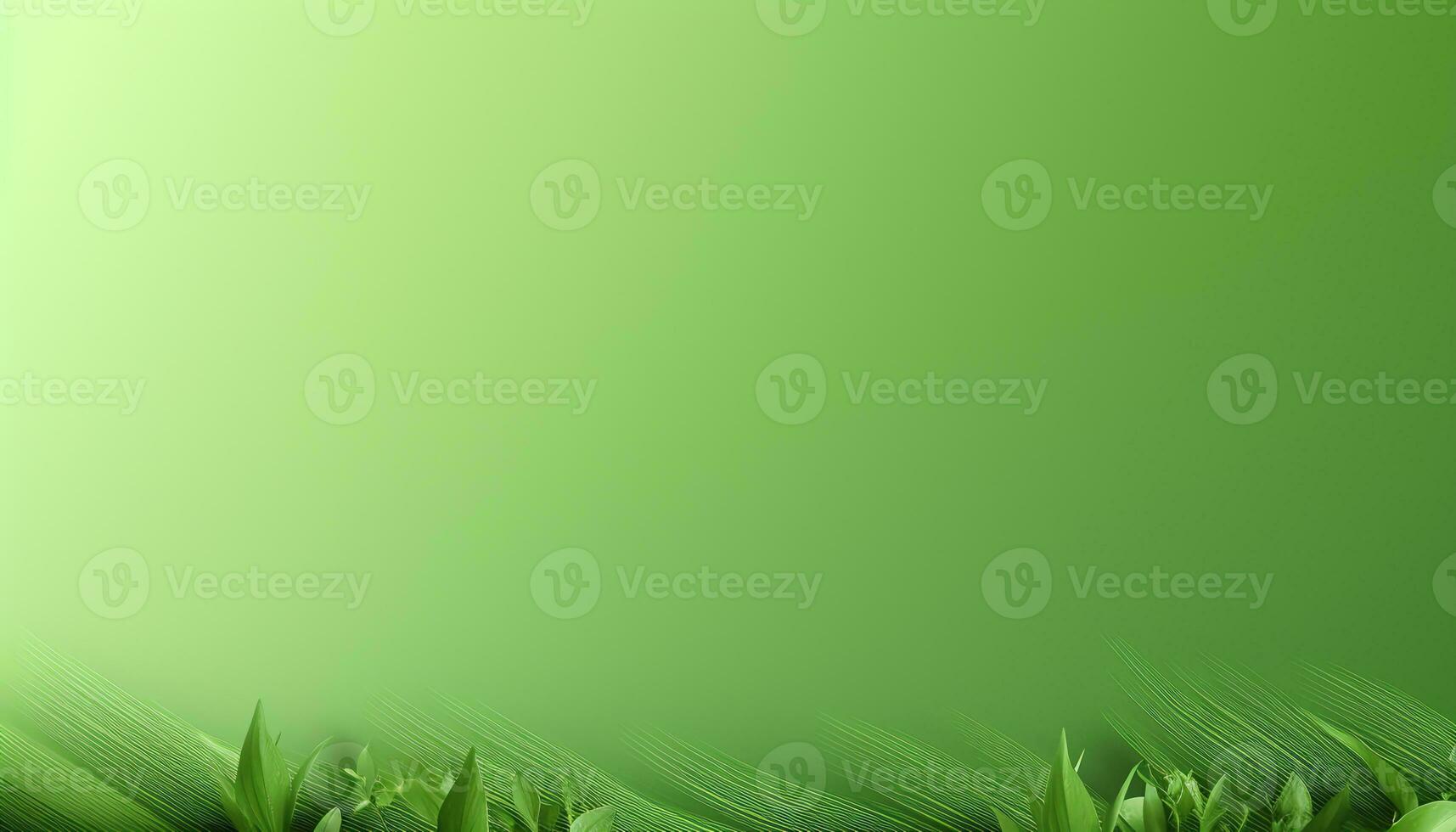 yellow flowers in a vase on a green background AI Generated photo