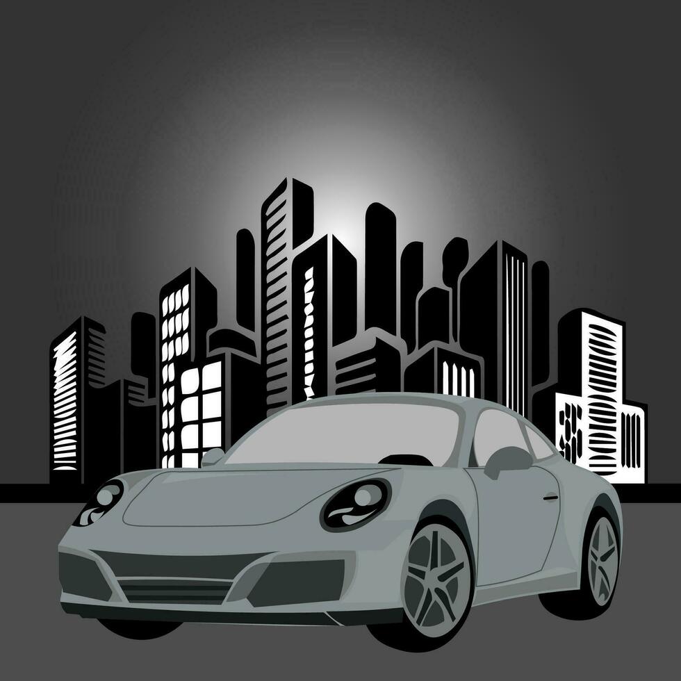 super car artwork vector