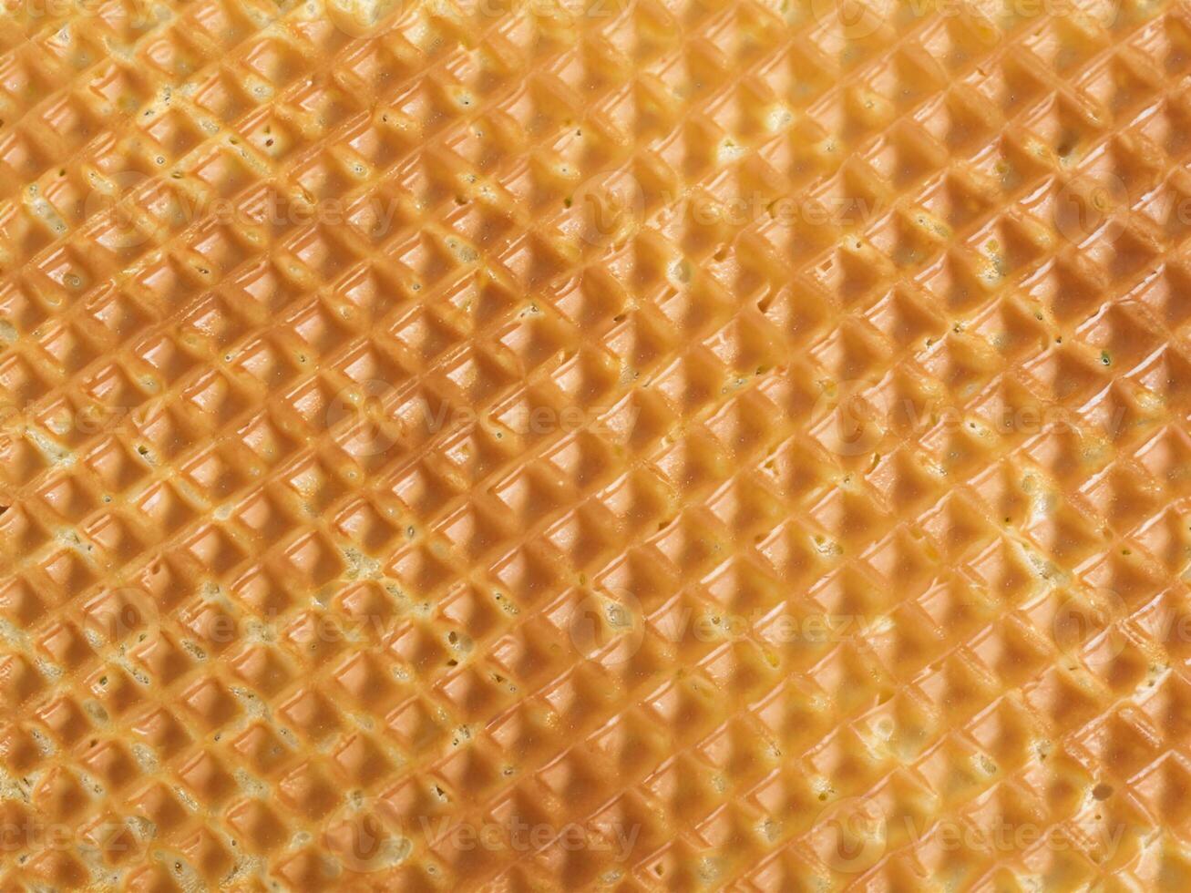 close up of waffle texture background photo