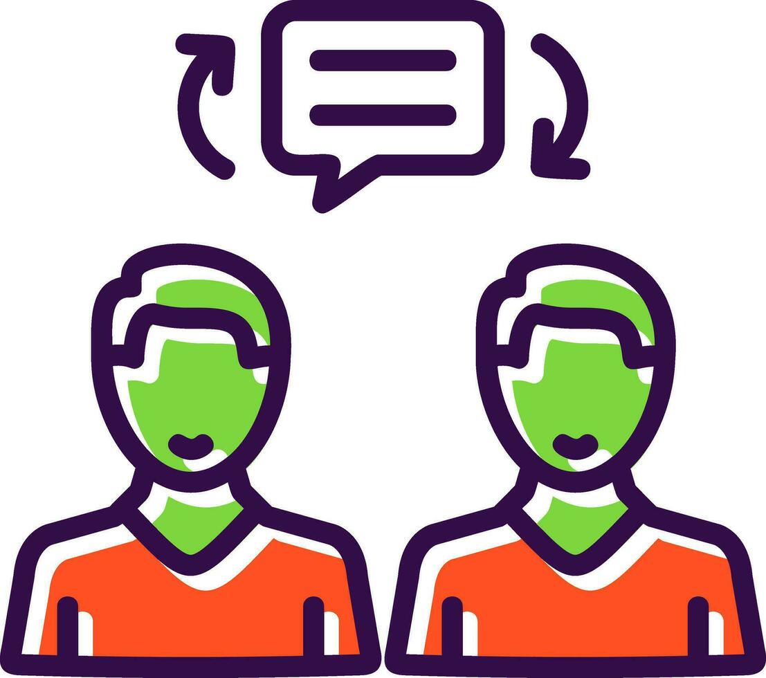 Coaching and Mentoring Vector Icon Design