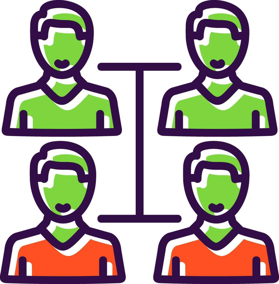 Team Building Vector Icon Design