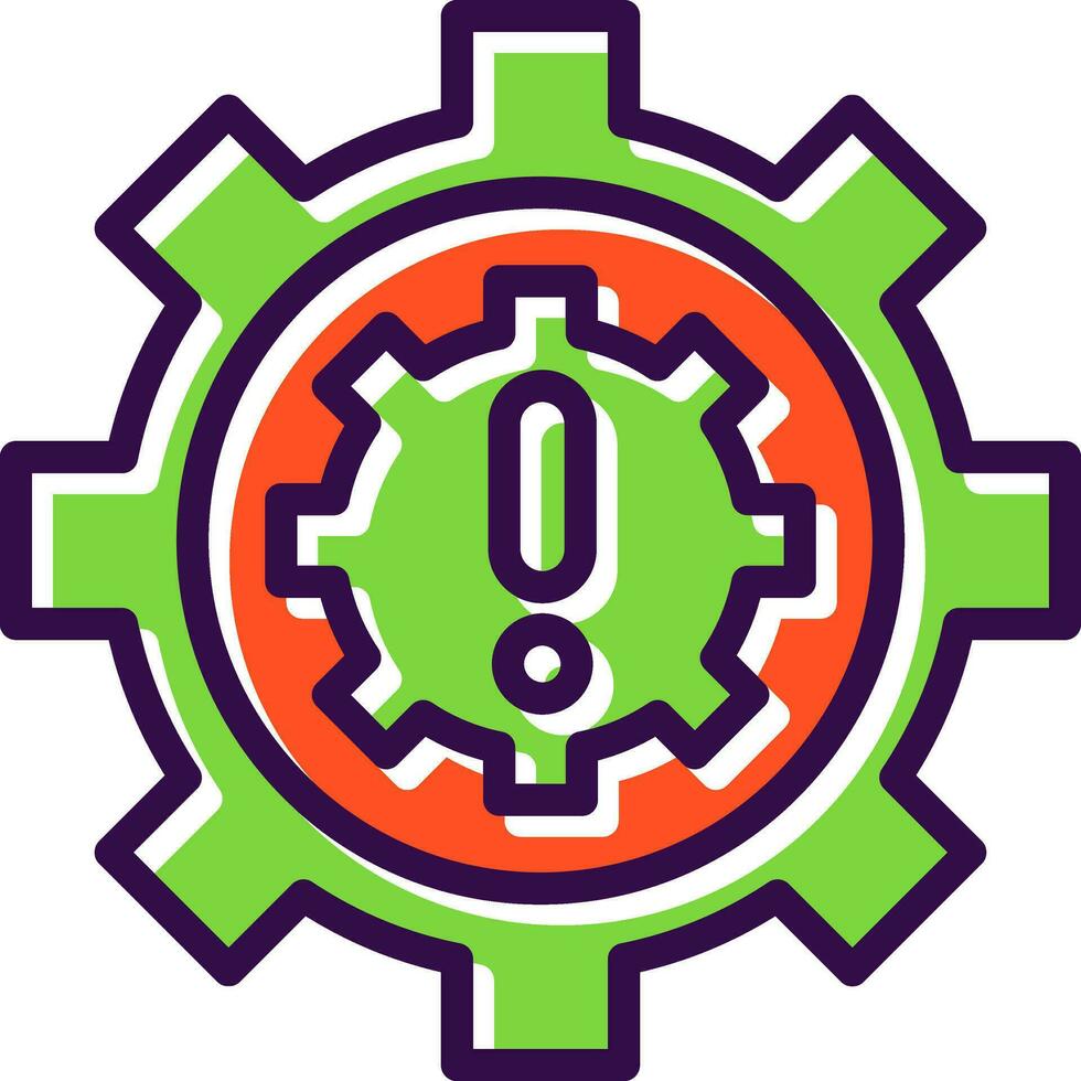 Automation Disruption Vector Icon Design