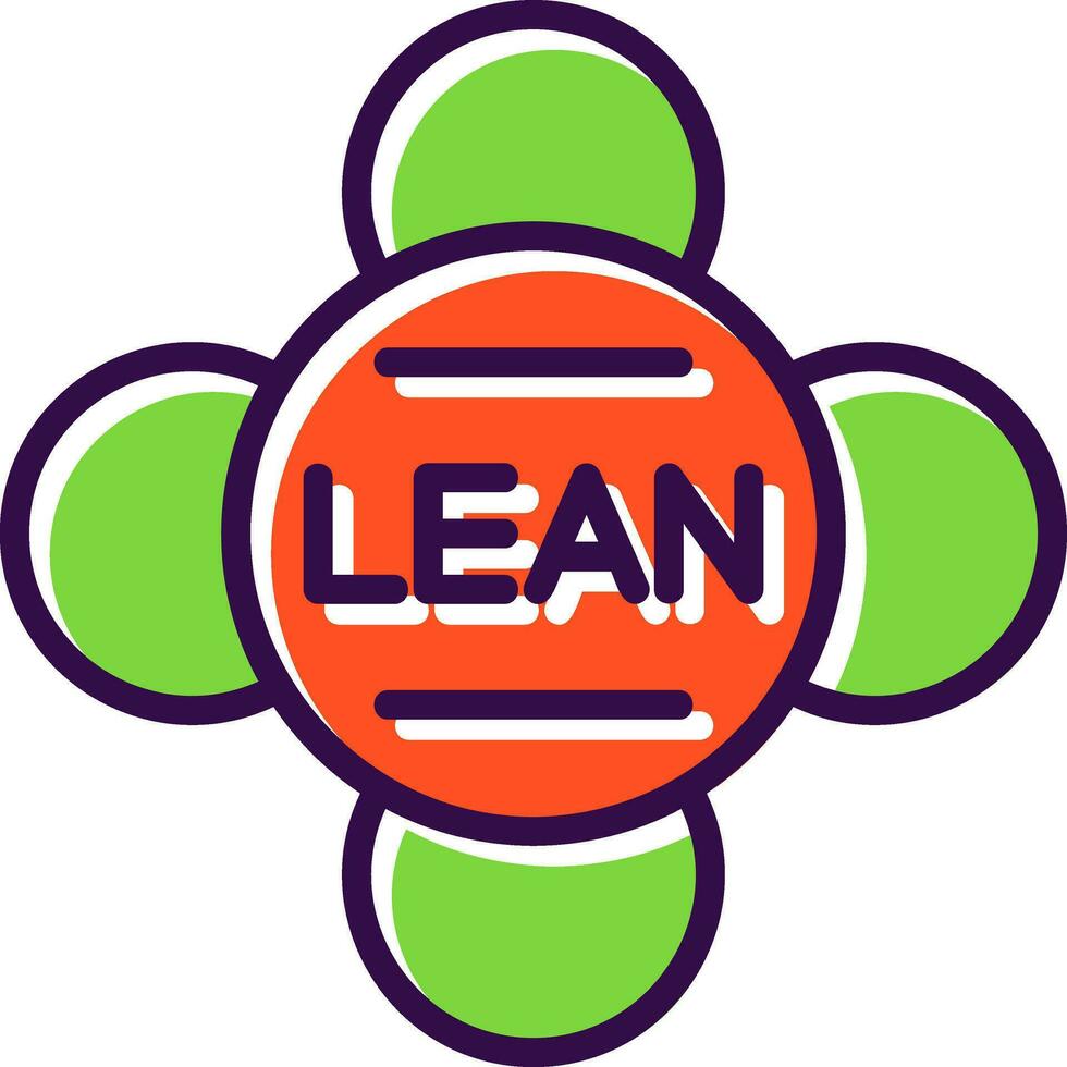 Lean Principles Vector Icon Design