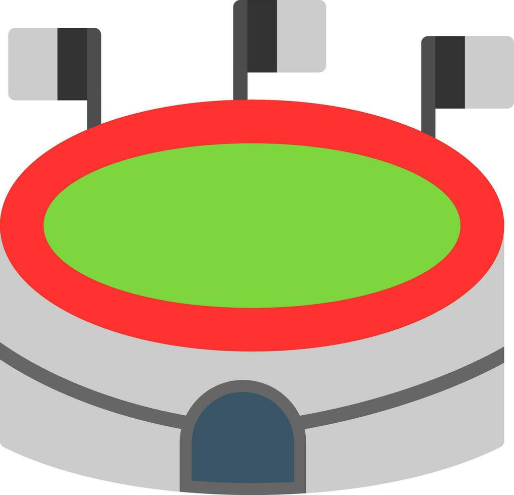 diseño de icono de vector de estadio