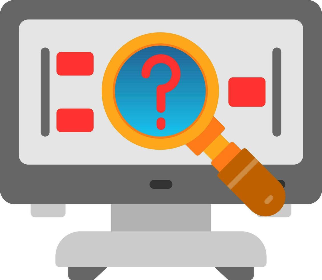 Problem Framing Vector Icon Design