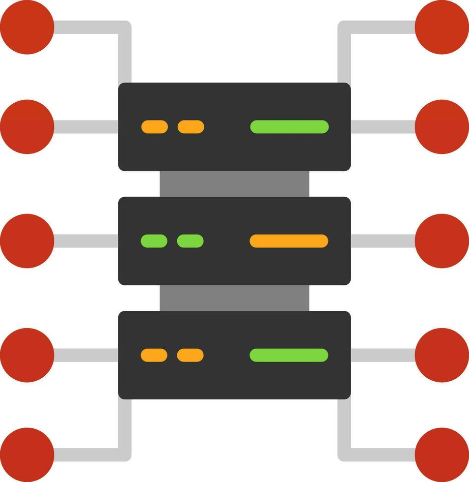 Organizational Structure Vector Icon Design