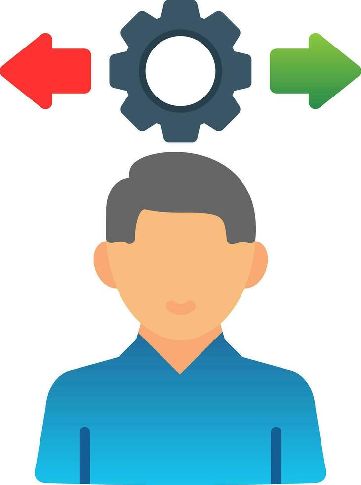 Decision Analysis Vector Icon Design