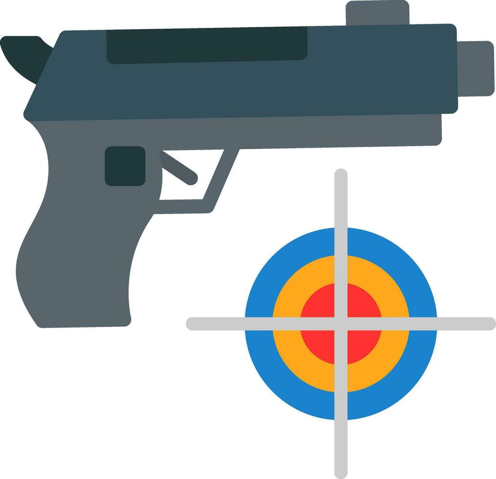 Shooting Game Vector Icon Design