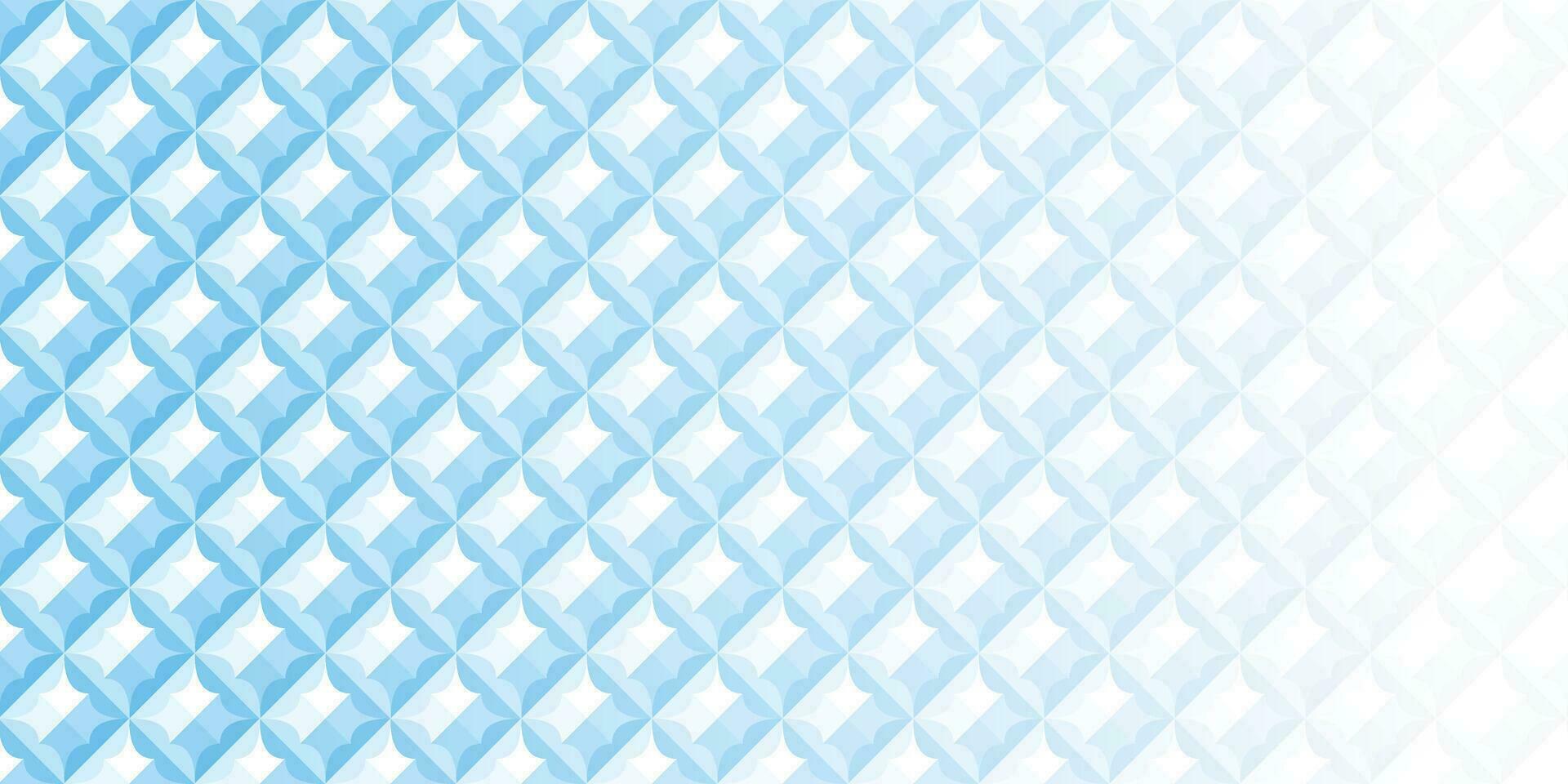 Abstract white and blue geometric background texture vector