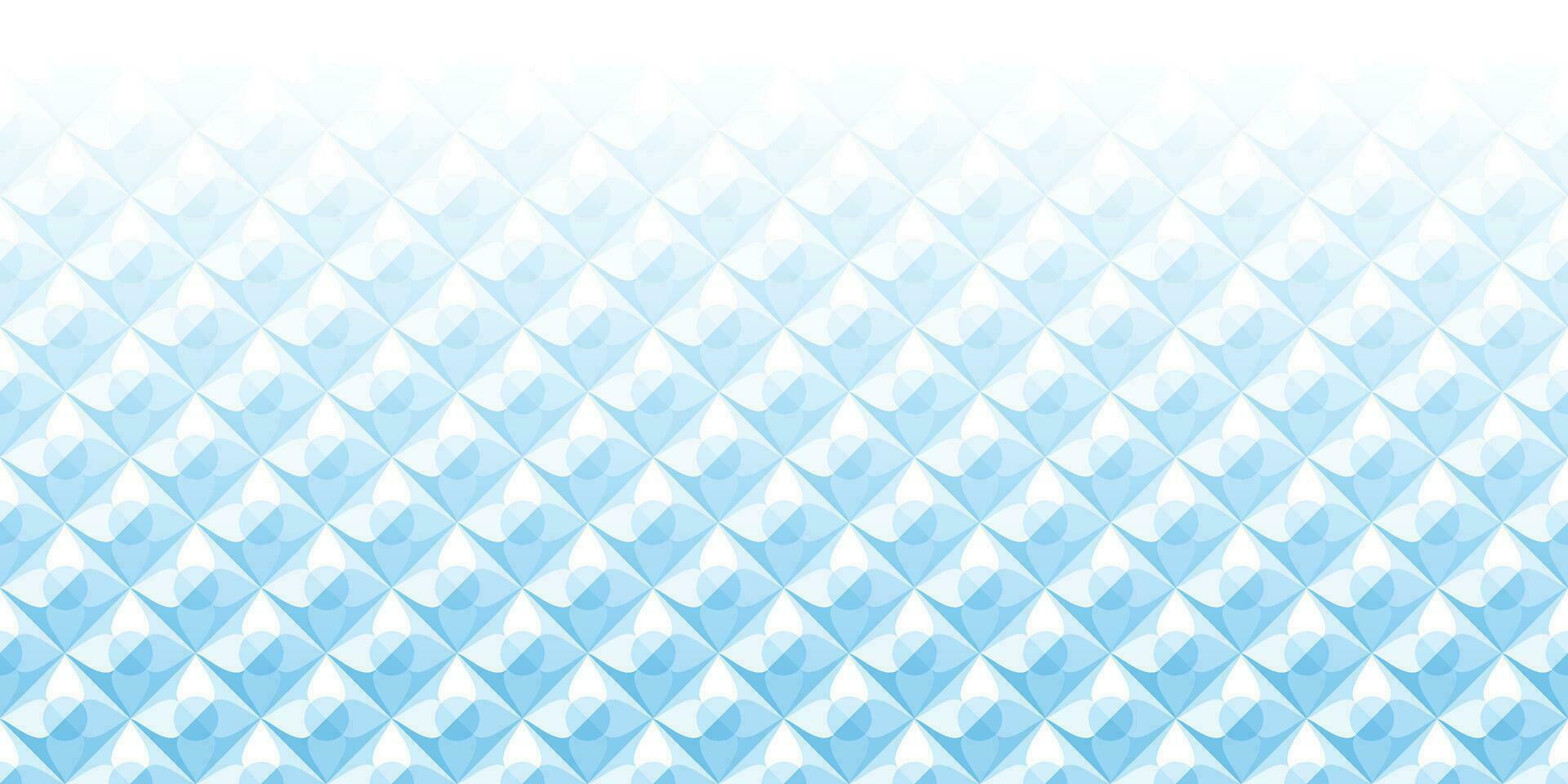 Abstract white and blue geometric background texture vector
