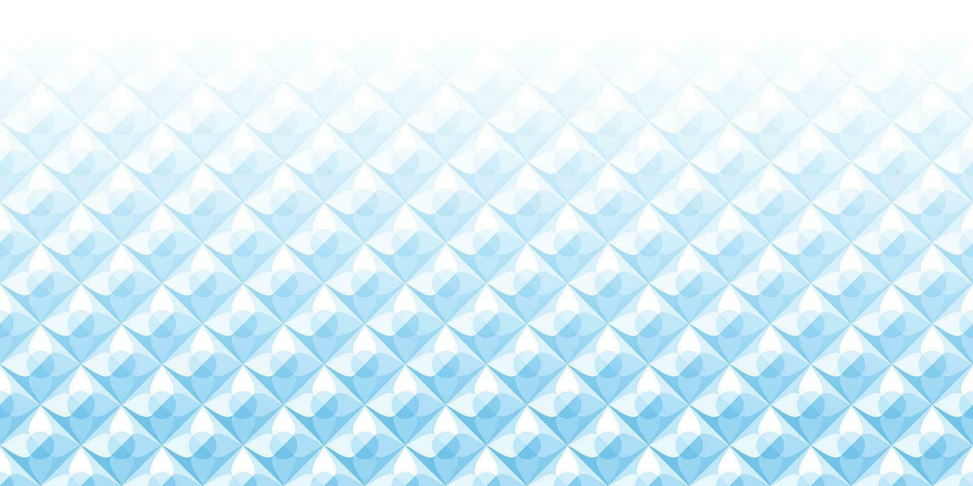 Abstract white and blue geometric background texture vector