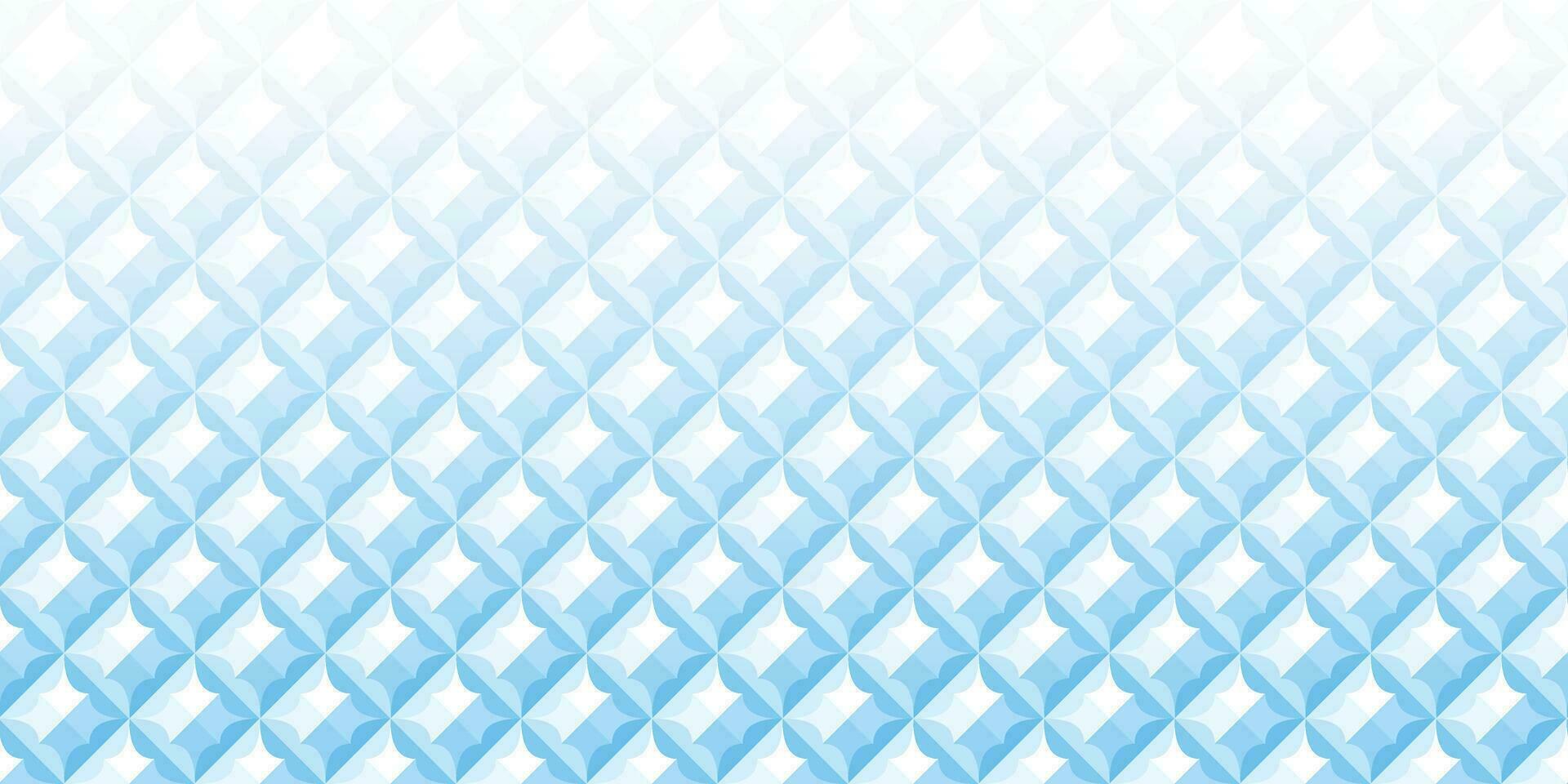 Abstract white and blue geometric background texture vector